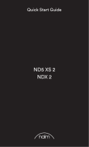Naim NDX 2 Guia rápido