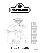 Napoleon Grills Outdoor Cart N415-0103 Manual do usuário
