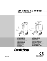 Nilfisk GD 10 BACK Manual do usuário