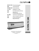 Olympia TB 1280 Manual do proprietário