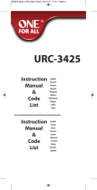 One For All URC-3425 Manual do usuário