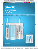 Oral-B PRO TRIZONE OXYJET 1000-4000 Manual do usuário