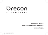 Oregon Scientific BAR200 /  BAR200U  / BAR200A Manual do usuário