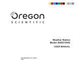 Oregon Scientific BAR310HG Manual do usuário
