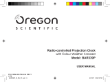 Oregon Scientific BAR 339P Wetterstation Manual do proprietário