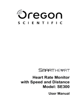 Oregon Scientific Heart Rate Monitor SE300 Manual do usuário