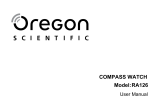 Oregon Scientific RA126 Manual do usuário