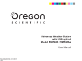 Oregon Scientific RMS600 / RMS600A Manual do usuário