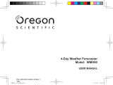 Oregon Scientific WMH90 Manual do usuário