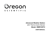 Oregon Scientific WMR100 TH Manual do usuário