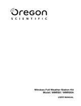 Oregon Scientific WMR80A Manual do usuário