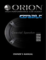 Orion CO600 Manual do usuário