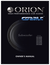 Orion Cobalt CO124D Manual do proprietário