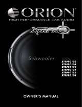 Orion Car Audio XTRPRO154 Manual do usuário