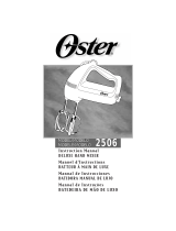 Oster Mixer 2506 Manual do usuário