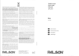 Palson 30505 Manual do proprietário