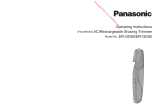 Panasonic ER-GD60-S803 Manual do proprietário
