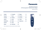 Panasonic ER1610 Manual do proprietário