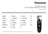 Panasonic ER1611 Manual do proprietário