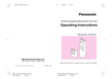 Panasonic ER2301 Manual do proprietário