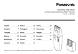 Panasonic ER2302 Manual do proprietário