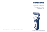 Panasonic ES-7101 Manual do proprietário