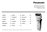 Panasonic es rw 30 s Manual do proprietário