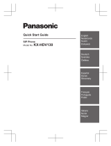 Panasonic KXHDV130 Guia rápido