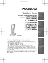 Panasonic KX-TGA785 Manual do proprietário