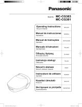 Panasonic MCCG383 Instruções de operação