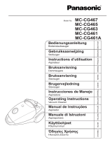 Panasonic MC-CG465 Manual do proprietário