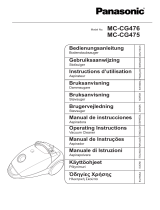 Panasonic MC-CG475 Instruções de operação