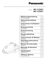 Panasonic mc cg 661 ke 79 Manual do proprietário