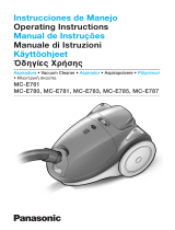 Panasonic MC-E787 Manual do proprietário