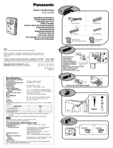 Panasonic RQSX43 Instruções de operação