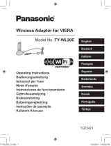 Panasonic VIERA TY-WL20E Manual do proprietário