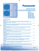 Panasonic WHMDF09C3E8 Instruções de operação