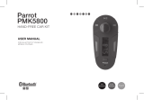 Parrot Headphones PMK5800 Manual do usuário