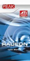 PEAK Radeon HD 3850 256MB Manual do usuário