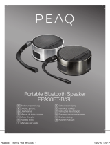 PEAQ PPA30BT - Portable Bluetooth Speaker Manual do proprietário