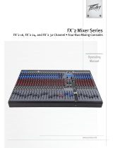 Peavey FX 2 16 Channel Non-Powered Mixer Manual do proprietário