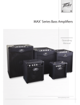 Peavey MAX 126 10-Watt Bass Amp Combo Manual do proprietário