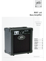 Peavey Musical Instrument Amplifier 126 Manual do usuário
