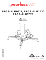 Peerless PRGS-ALU2026 Manual do usuário