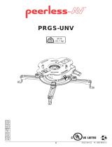 Peerless PRGS-UNV-S Manual do usuário