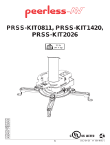 Peerless PRSS-KIT1420 Manual do usuário