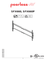 Peerless SFX660P Manual do usuário