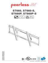 Peerless Industries ST660P-S Manual do usuário