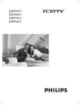 Philips 26PF5411/10 Manual do usuário