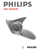 Philips Fan HD 3274/75 Manual do usuário